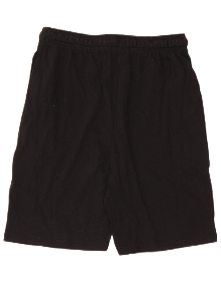 Umbro Shorts deportivos regulares con gráfico para hombre Algodón negro mediano