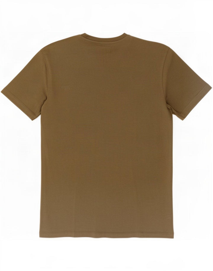 Zara Hombre Camiseta Top Grande Caqui