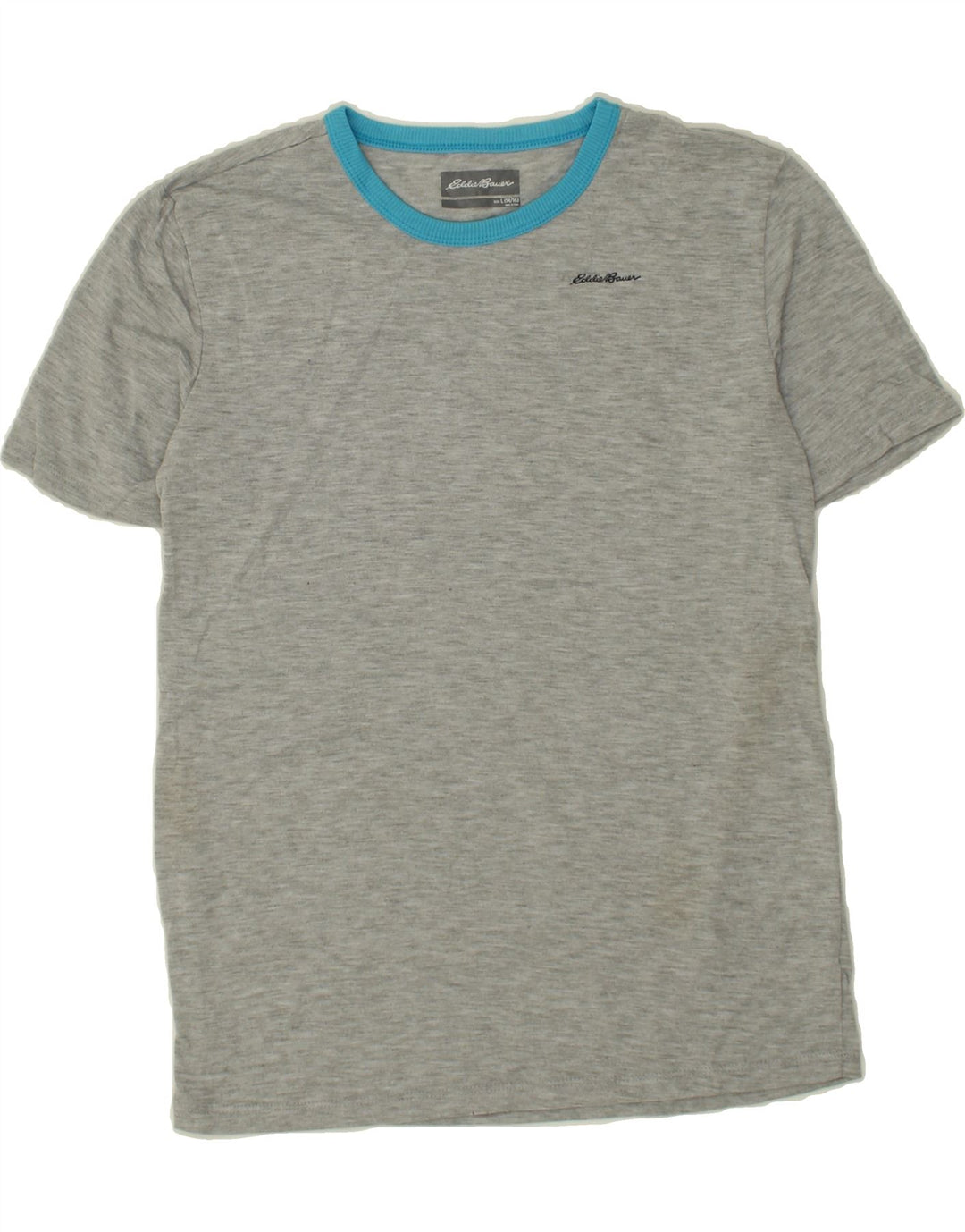 EDDIE BAUER Boys T-Shirt Top 14-15 Years Large Grey Polyester Vintage Eddie Bauer and Second-Hand Eddie Bauer from Messina Hembry 