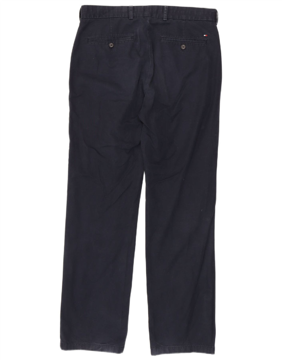 TOMMY HILFIGER Pantalón chino recto para hombre W34 L34 Algodón azul marino