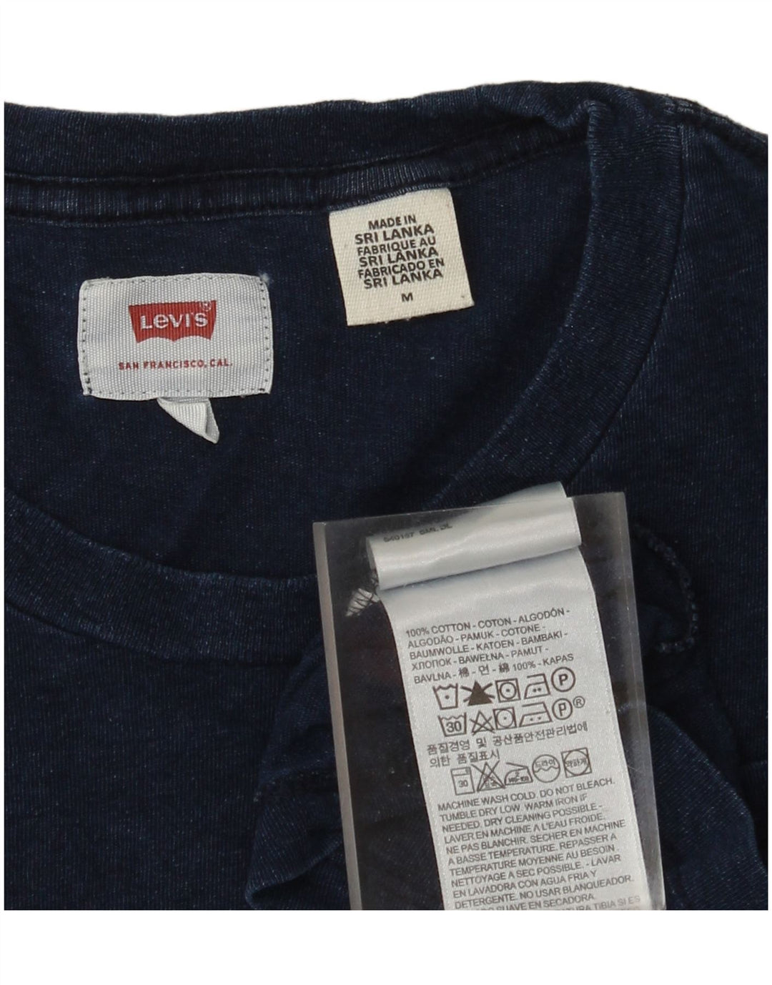 Camiseta Levi's Hombre Top Medium Azul Marino Algodón