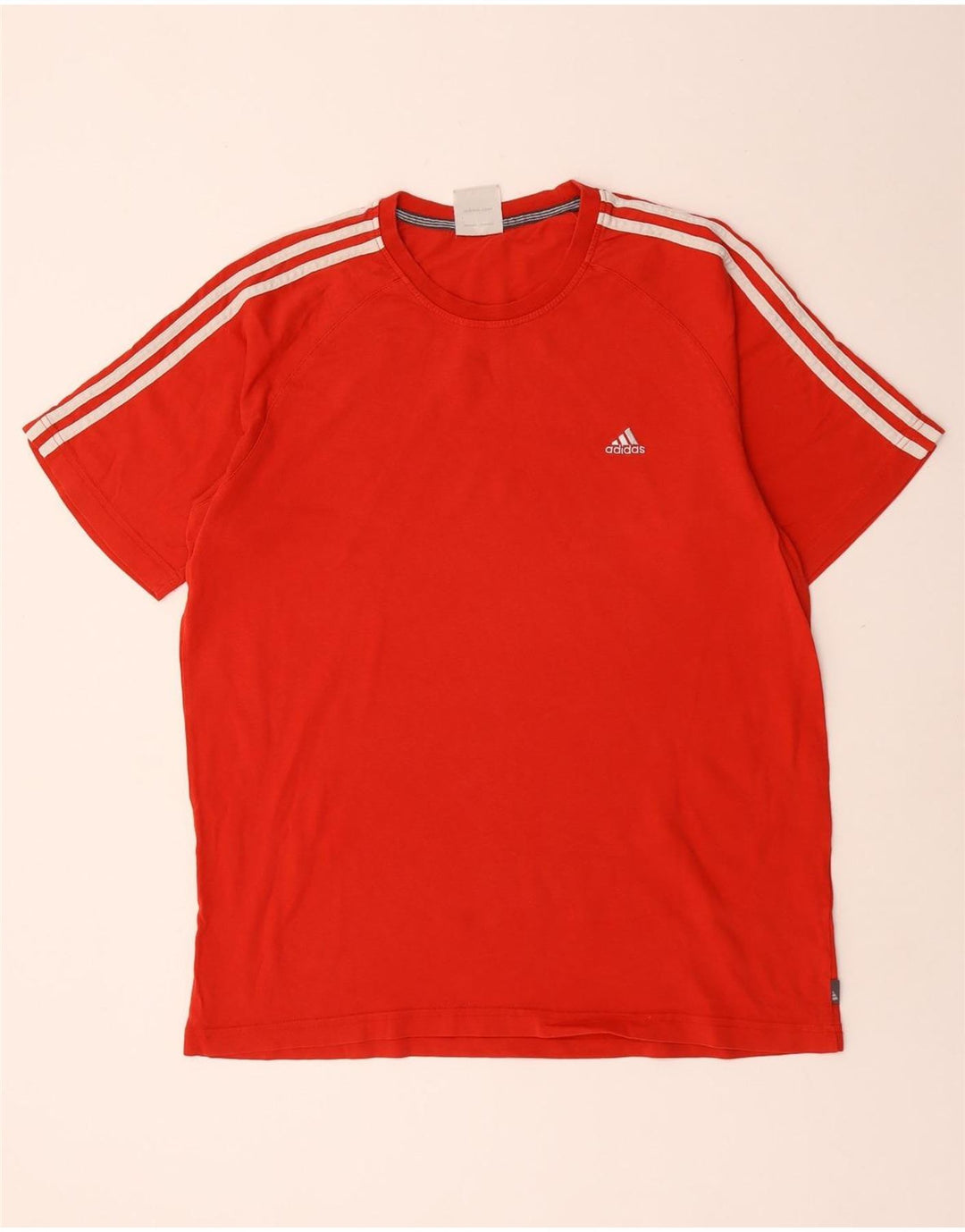 Adidas - Camiseta para hombre, talla grande, color rojo, algodón