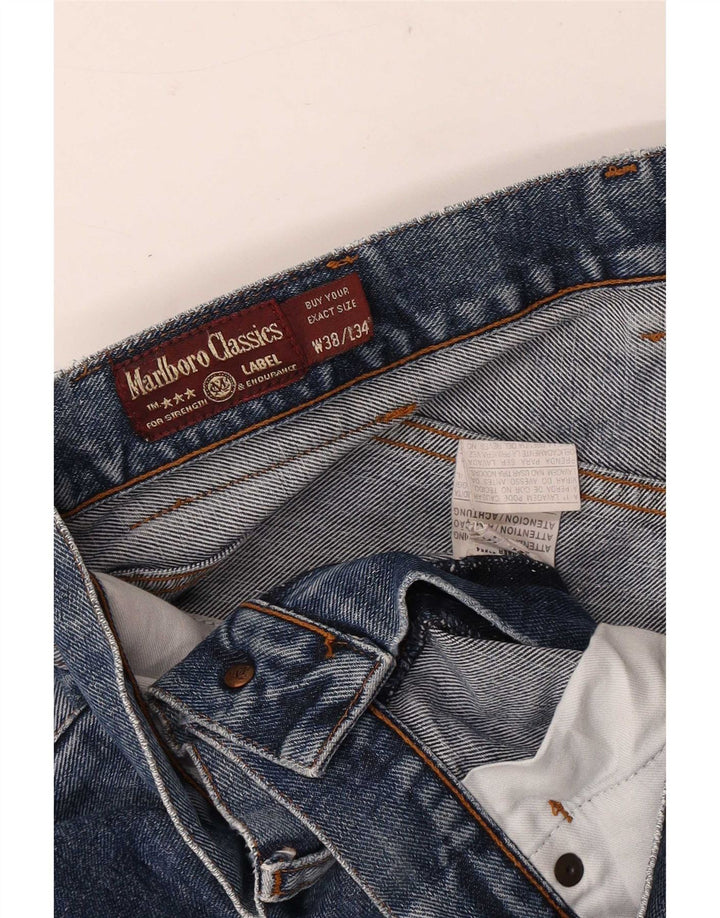 Marlboro Classics Vaqueros rectos para hombre W38 L31 Algodón azul