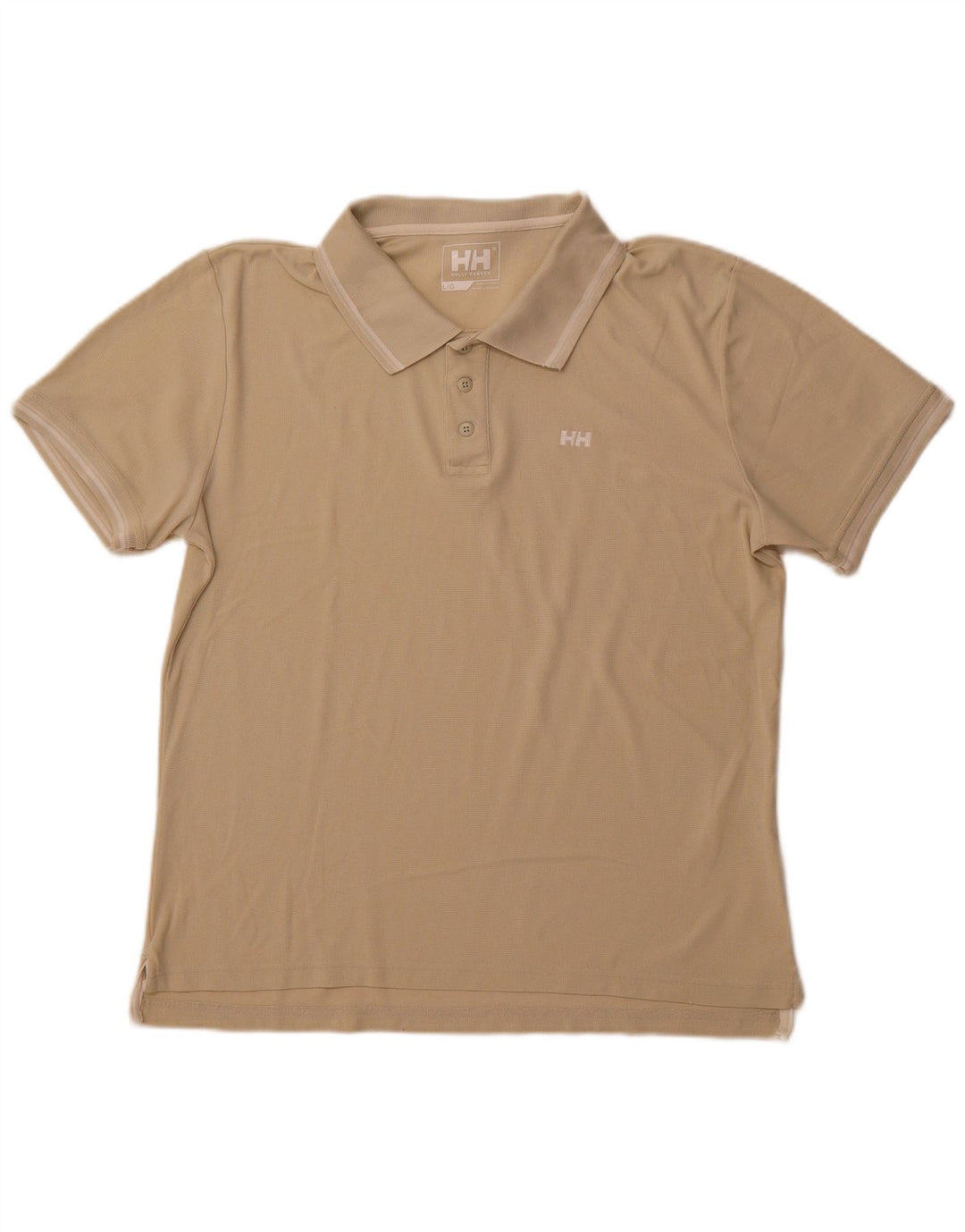 HELLY HANSEN Polo para hombre Large Beige Poliamida