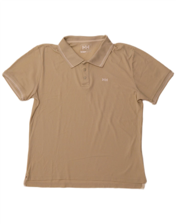 HELLY HANSEN Polo para hombre Large Beige Poliamida