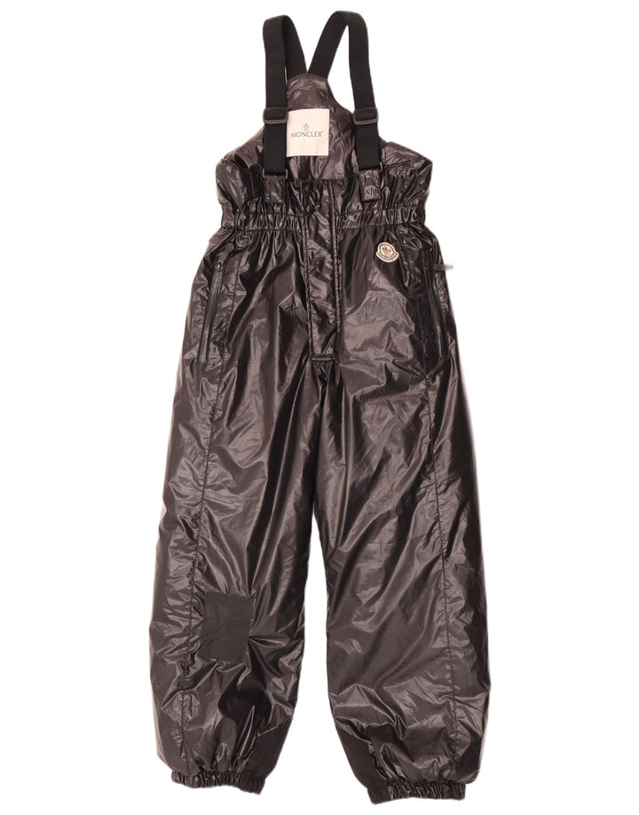 Moncler Pantalones de esquí con peto para niño 9-10 años Negro Poliamida Invierno