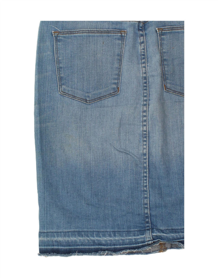 J. CREW Womens Denim Skirt W27 Small Blue Cotton Vintage J. Crew and Second-Hand J. Crew from Messina Hembry 