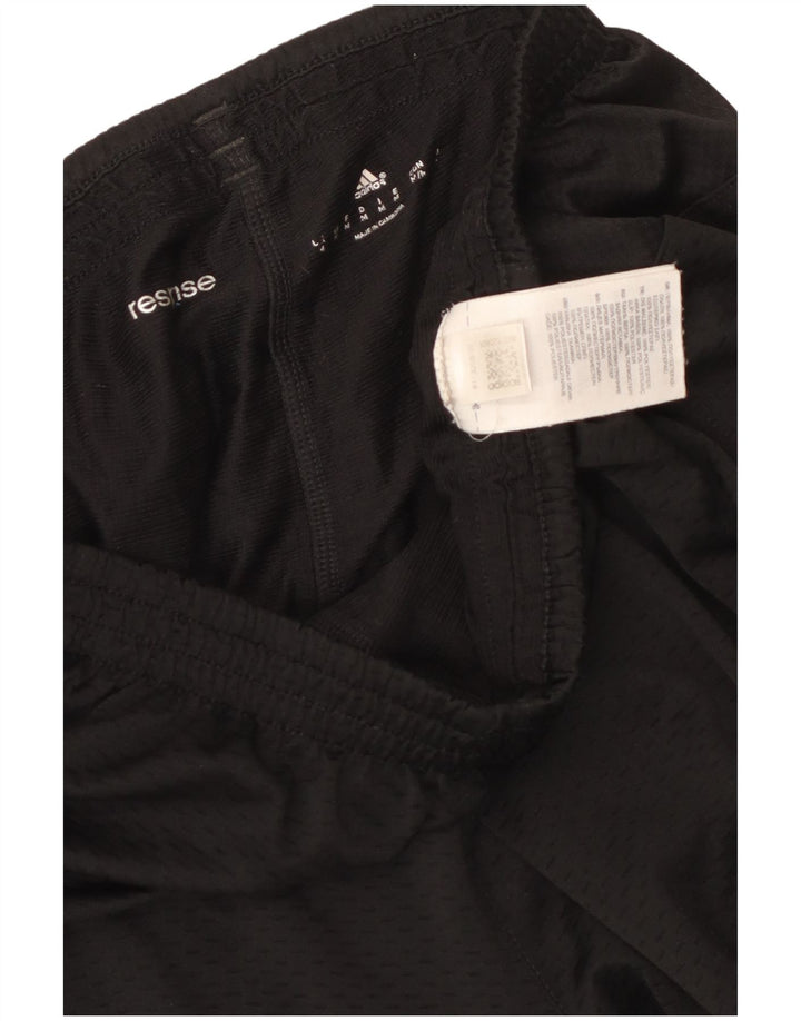 Pantalón Corto Deportivo Adidas Hombre Mediano Negro Poliéster