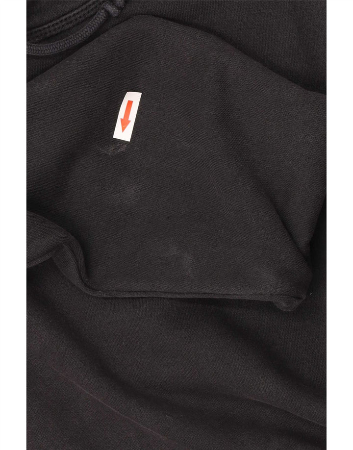 Nike - Sudadera con capucha para hombre (algodón negro mediano)