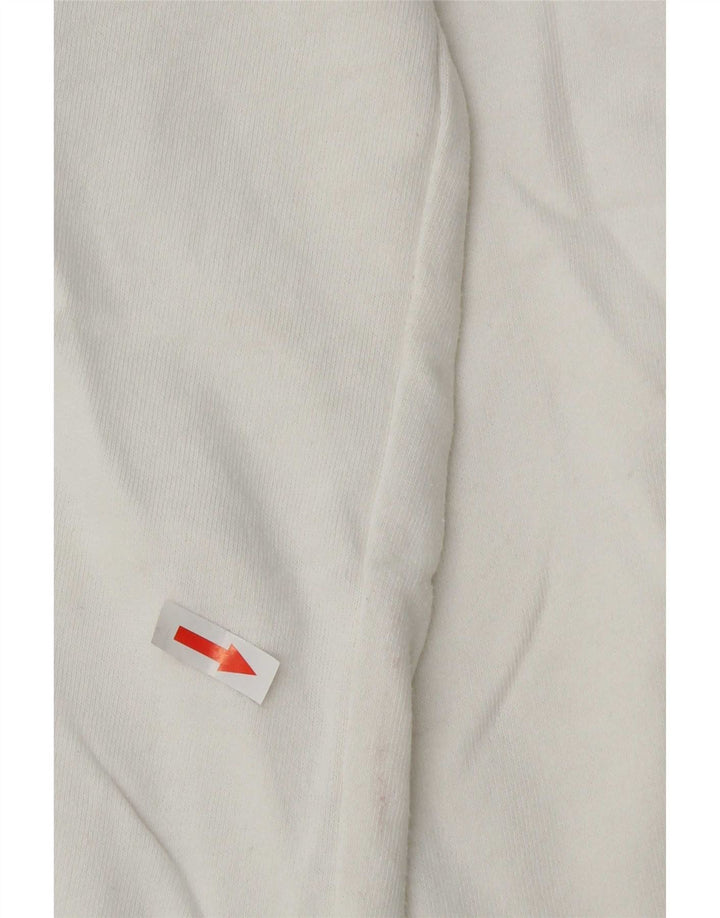 Asics Hombre Chándal Top Chaqueta Grande Blanco Colorblock Algodón