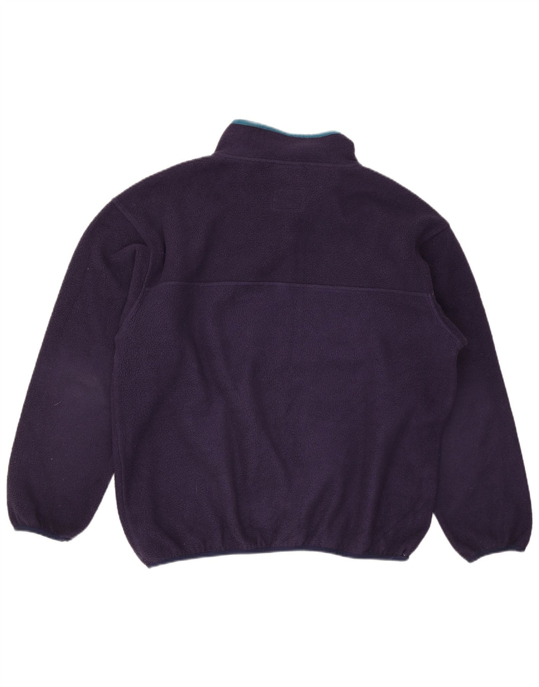 Murphy & Nye Jersey de forro polar con cuello de botón para hombre, 2XL, azul marino