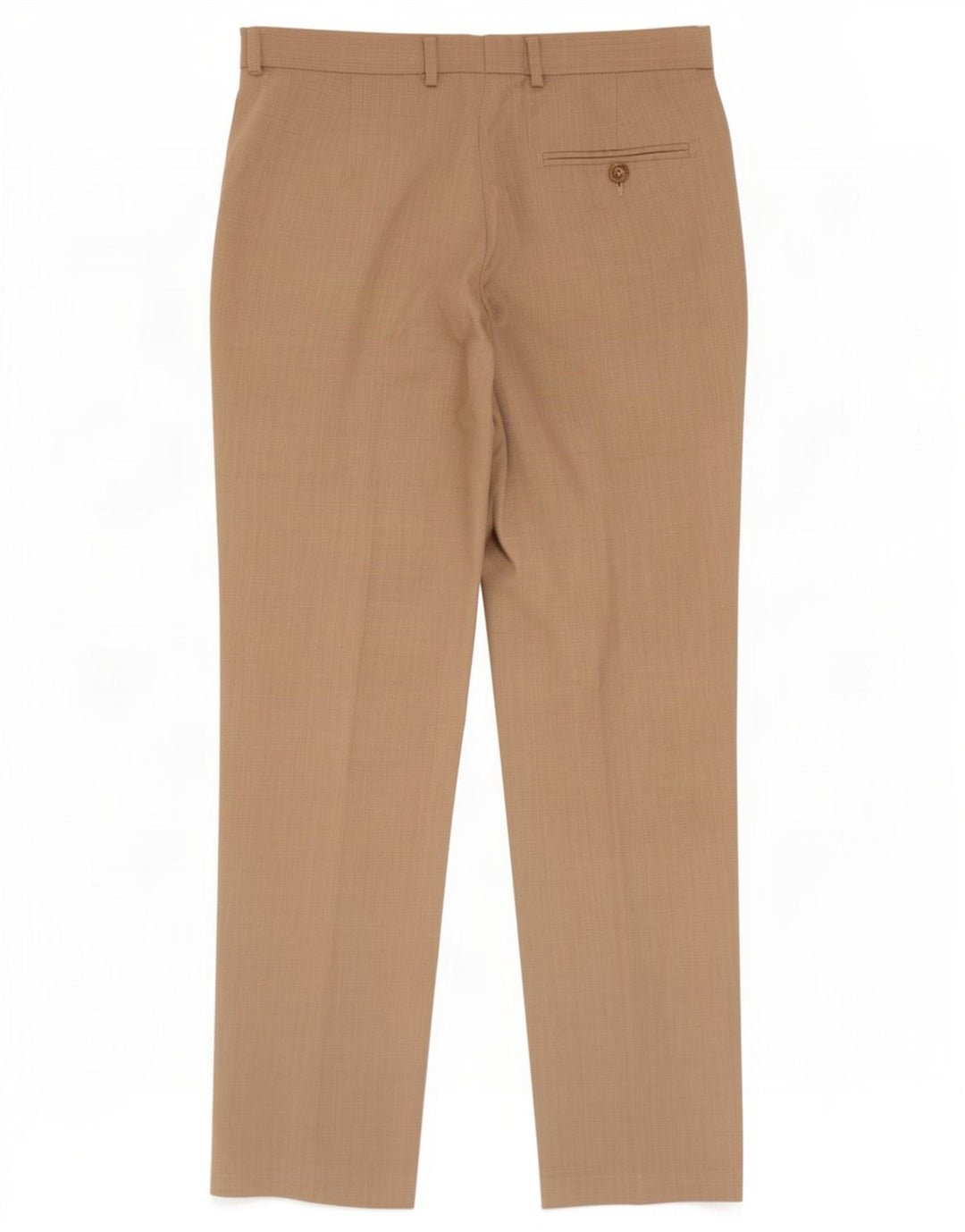 Marks & Spencer Pantalón de traje de corte regular para hombre W32 L31 Poliéster beige