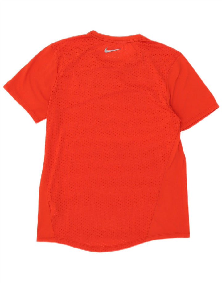 Nike - Camiseta Dri Fit para hombre, talla pequeña, poliéster rojo