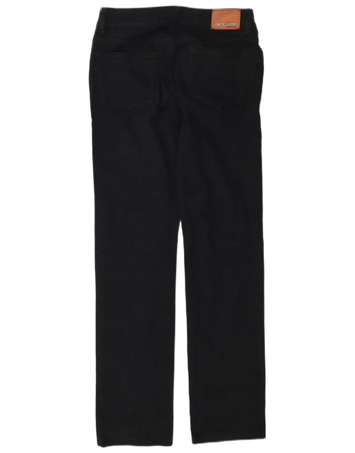 Henry Cottons Vaqueros rectos para mujer W27 L30 Algodón negro