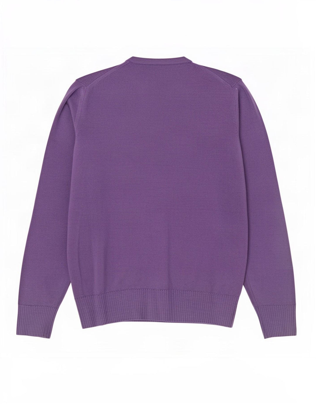 Zara Hombre Jersey Con Cuello En V Jersey De Lana Morado Grande