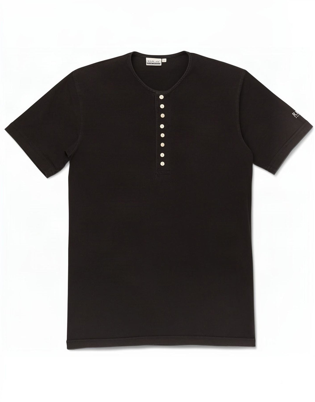 Replay Camiseta para hombre Top Medium Black