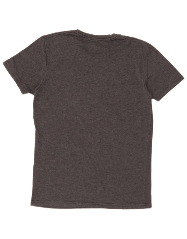 Volcom Camiseta gráfica para hombre Top Small Grey Cotton