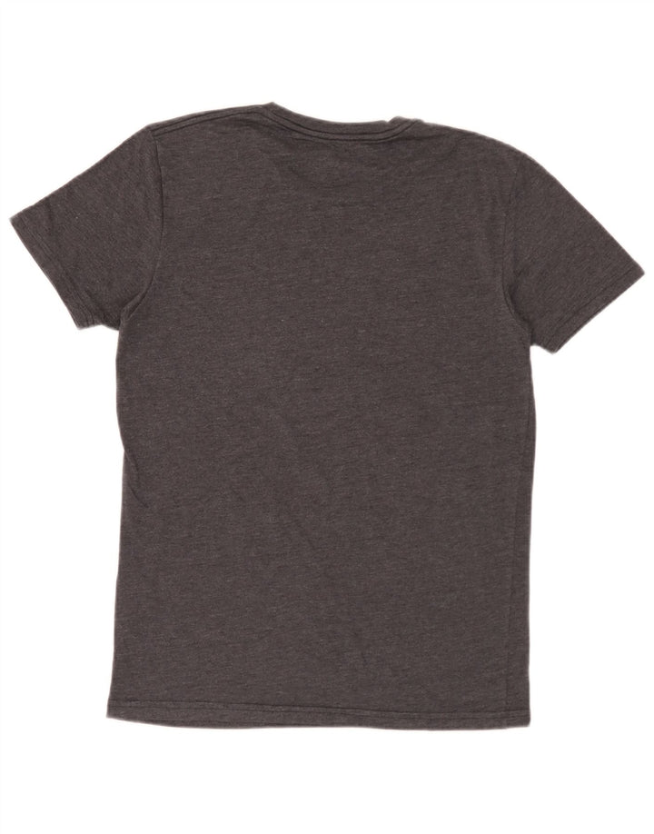 Volcom Camiseta gráfica para hombre Top Small Grey Cotton