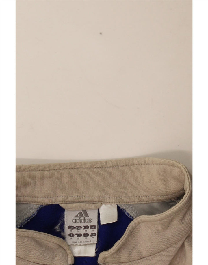 Adidas Hombre Jersey De Forro Polar Con Cremallera Y Gráfico En Gris Medio