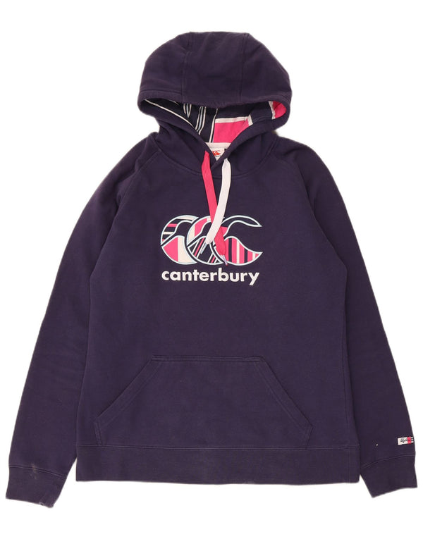 Canterbury Uglies Graphic Sudadera con capucha para mujer UK 12 Medium Azul marino