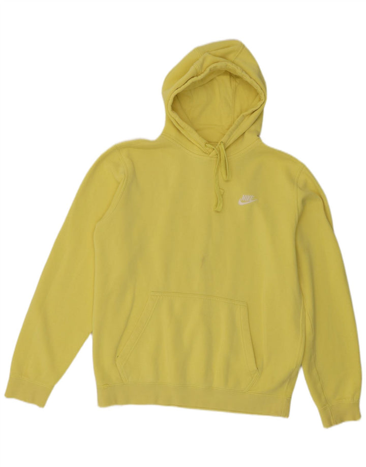 Sudadera con capucha para hombre Nike, talla M, de algodón amarillo