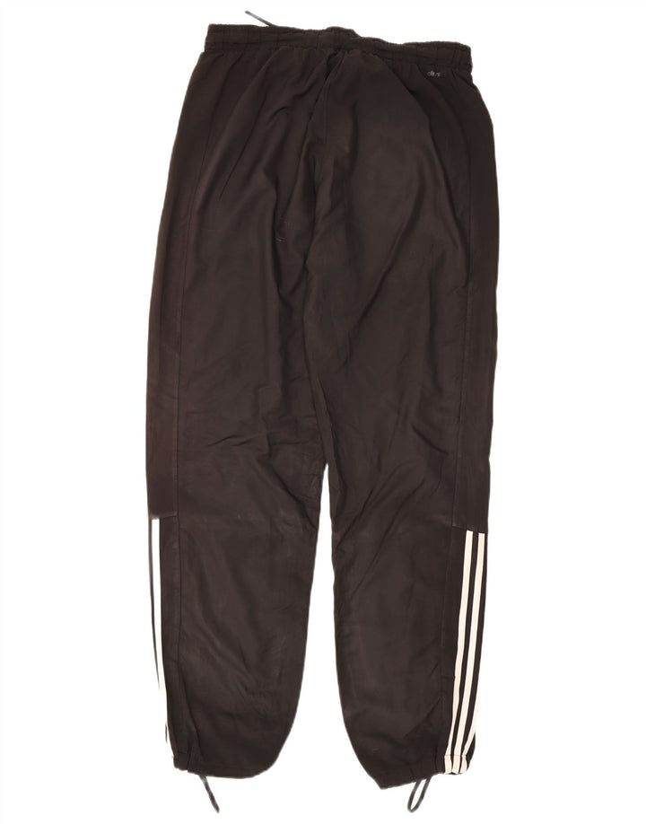 Adidas Hombre Climalite Chándal Pantalones Joggers Grande Negro Poliéster