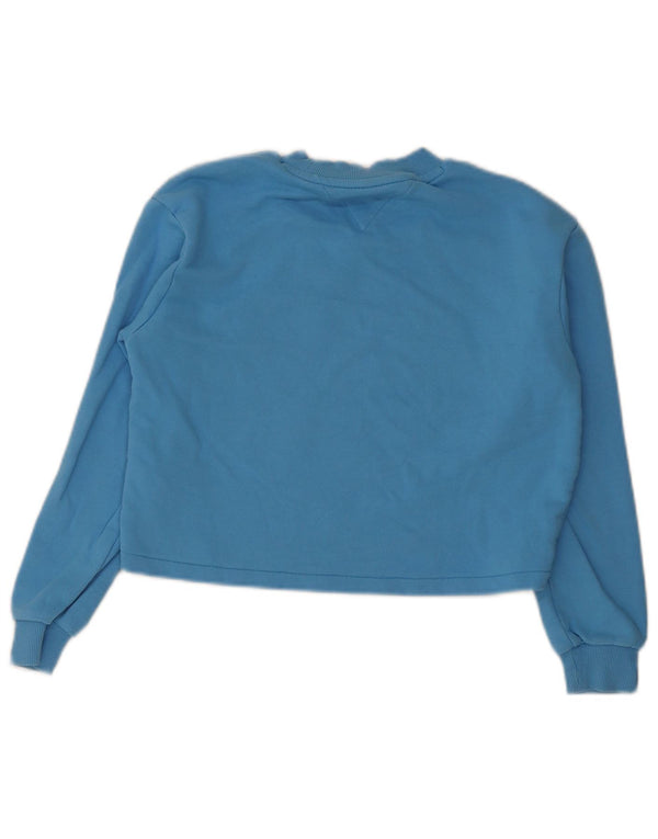 Tommy Hilfiger Jersey con capucha y estampado gráfico para niños 13-14 años Azul