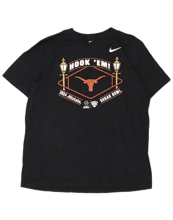 Nike Camiseta gráfica para hombre Top XL Algodón negro