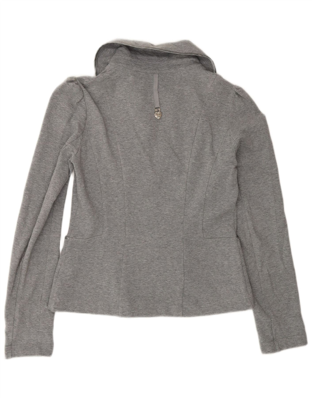 Liu Jo - Cárdigan para mujer, talla 40, algodón gris medio