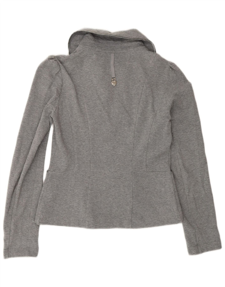 Liu Jo - Cárdigan para mujer, talla 40, algodón gris medio