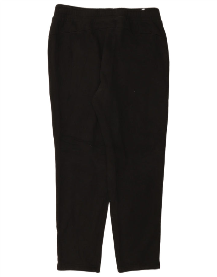 PUMA Pantalones de chándal para hombre, talla grande, algodón negro