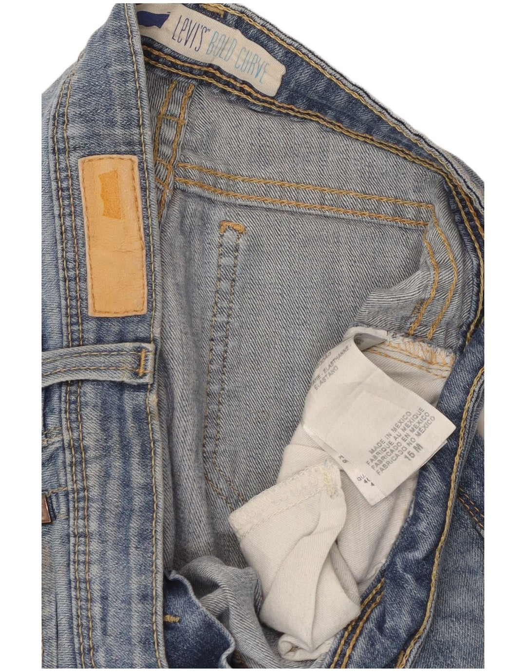 Levi's Vaqueros Cortos Bold Curve para Mujer W32 L24 Algodón Azul