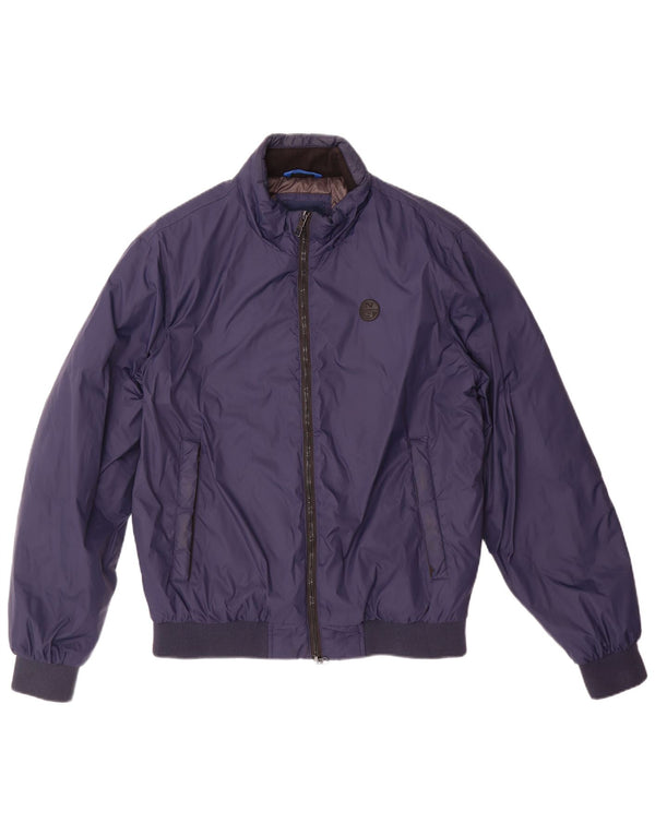 North Sails Chaqueta Bomber para Hombre UK 38 Medium Azul Marino Poliamida