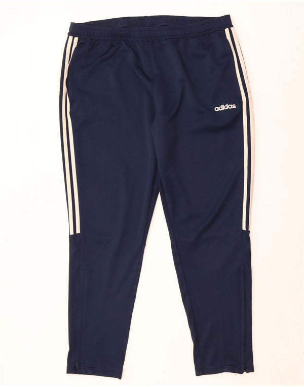 Adidas Mens Climalite Chándal Pantalones 2XL Azul Marino Poliéster