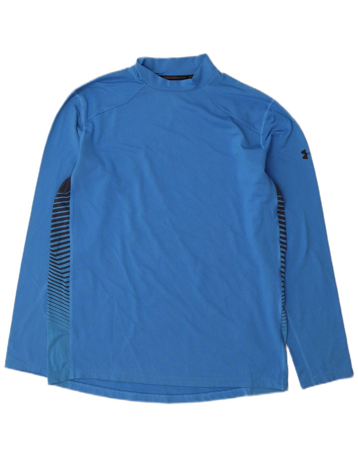 Under Armour Camiseta de manga larga para hombre Poliéster azul grande