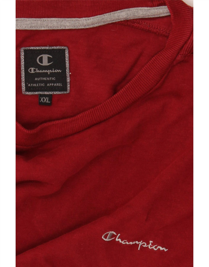 Champion Camiseta Hombre Top 2XL Rojo