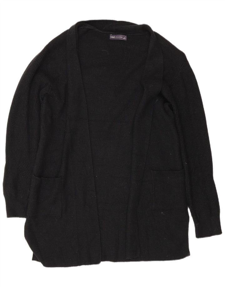 Marks & Spencer - Cárdigan largo para mujer, talla 40, color negro