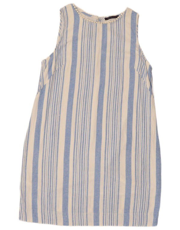 Marks & Spencer Vestido básico sin mangas para mujer UK 46 Grande Azul a rayas