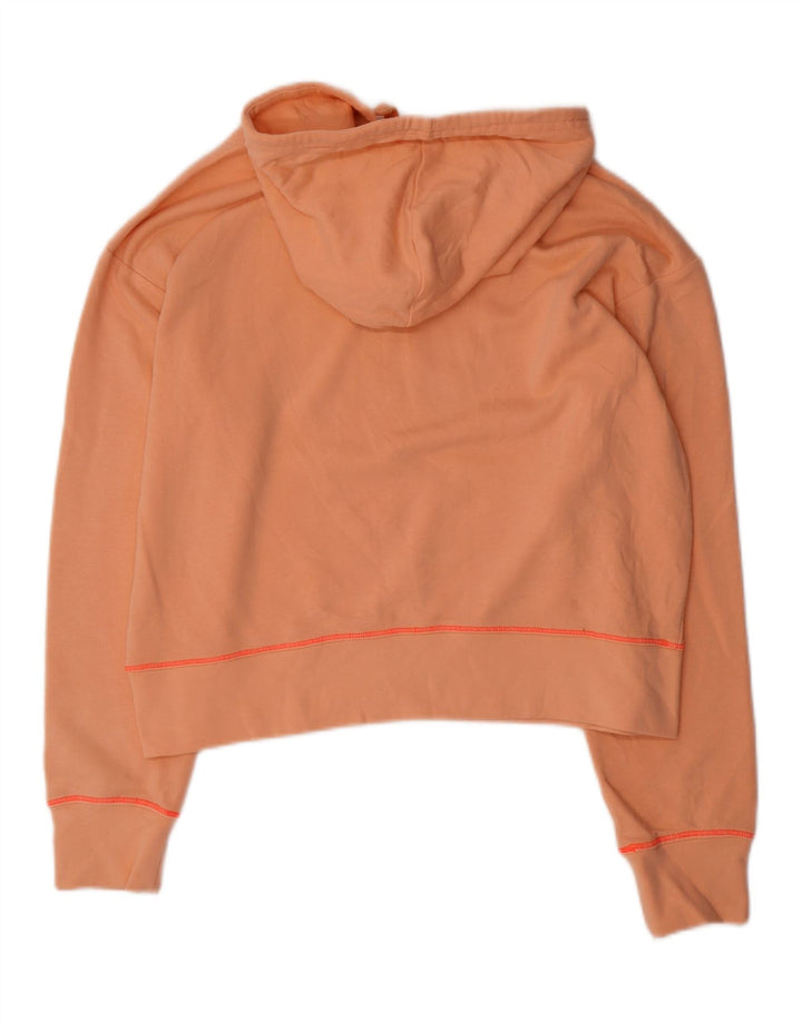 Champion Sudadera con capucha extragrande con gráfico recortado para mujer UK 46 Grande Naranja