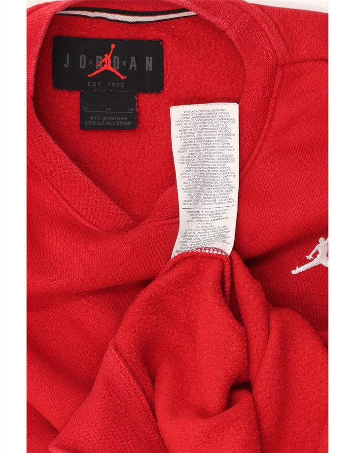Jordan Hombre Sudadera Jumper Medium Rojo Algodón