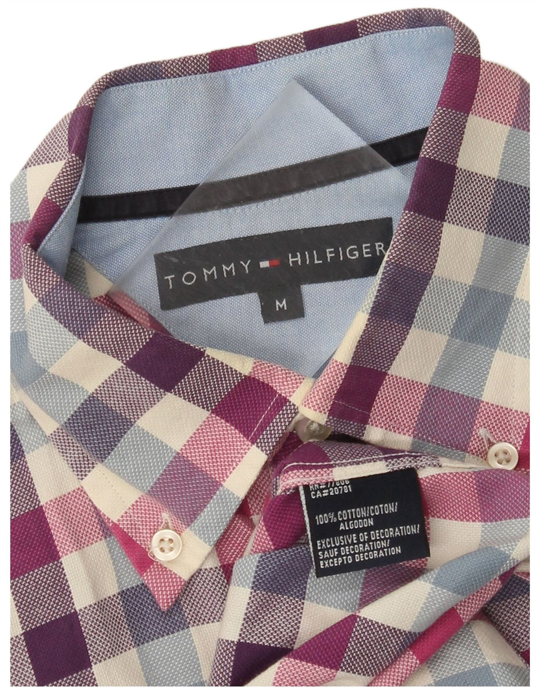 Camisa Tommy Hilfiger Hombre Medium Multicolor Check Cotton