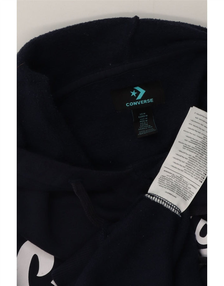 Converse Hombre Graphic Sudadera con capucha Jumper Medium Azul Marino Algodón