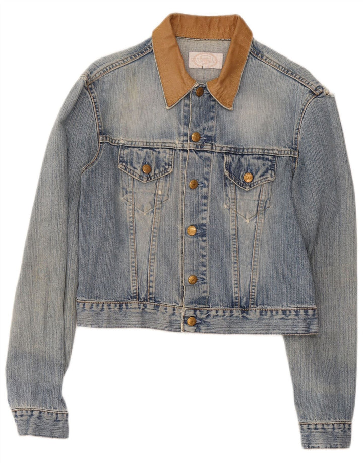 Chaqueta vaquera corta para mujer Swish UK 44 Azul medio