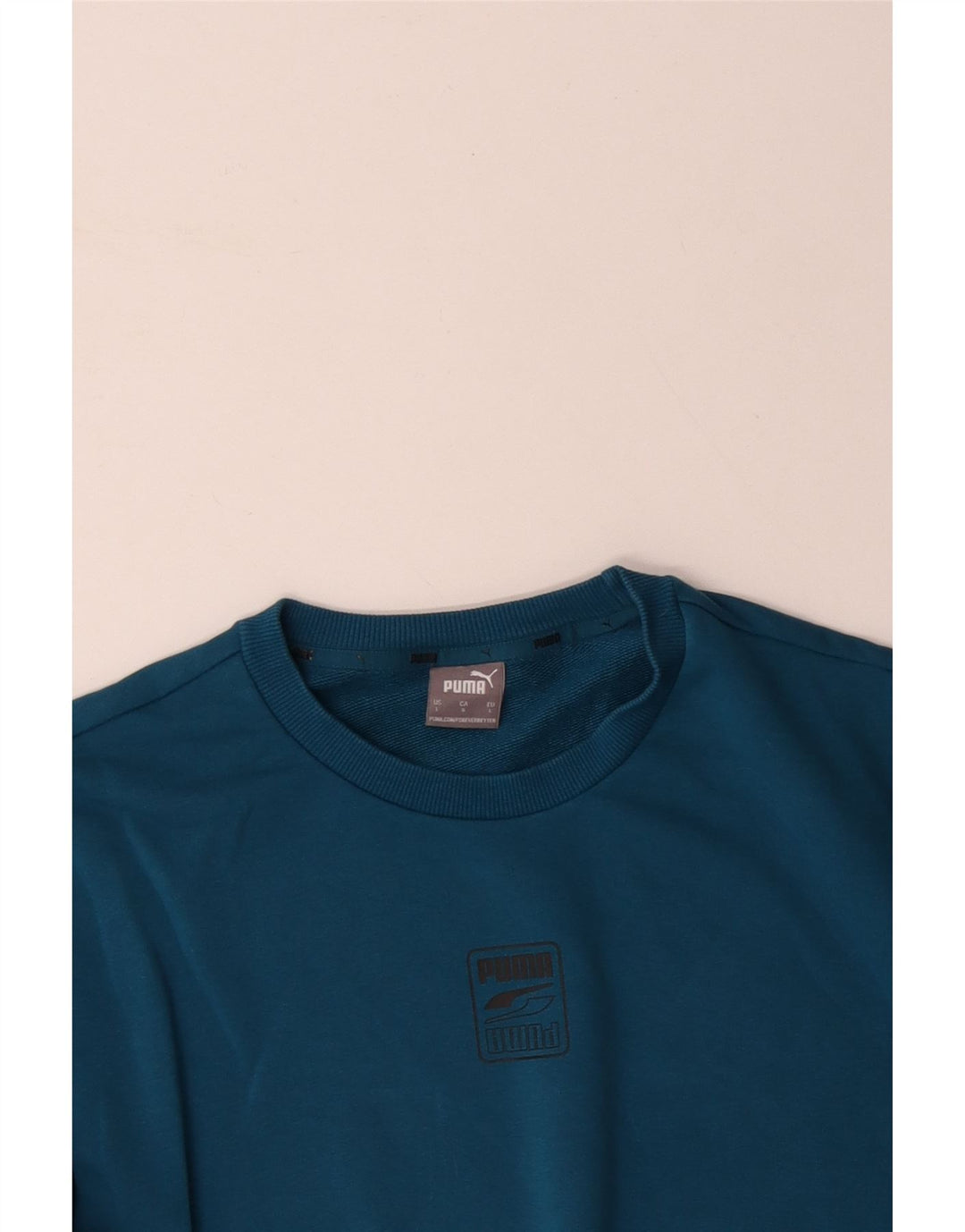 PUMA Sudadera tipo jersey para hombre, tamaño grande, color azul, algodón