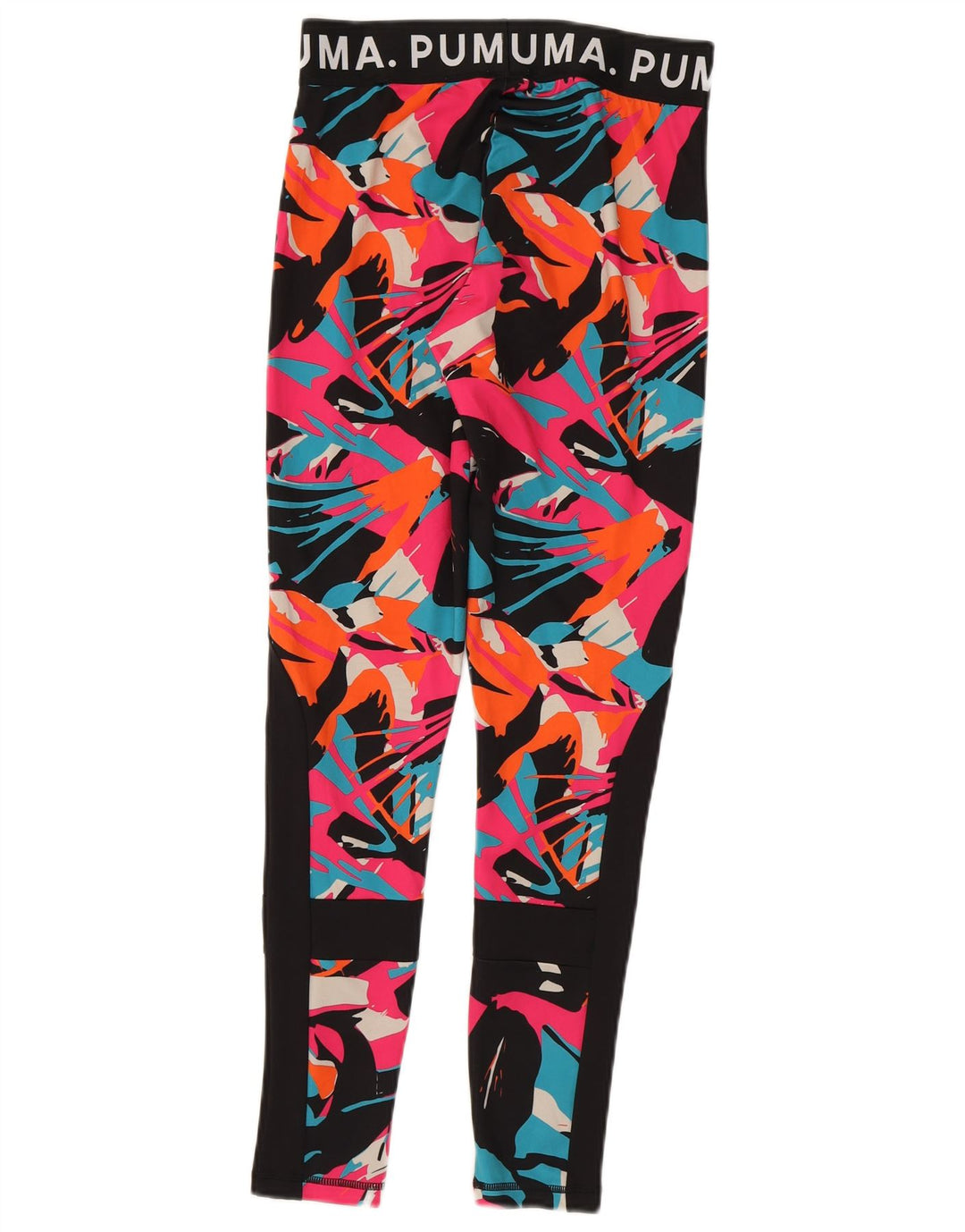 Puma Leggings gráficos para mujer UK 12 mediano multicolor geométrico