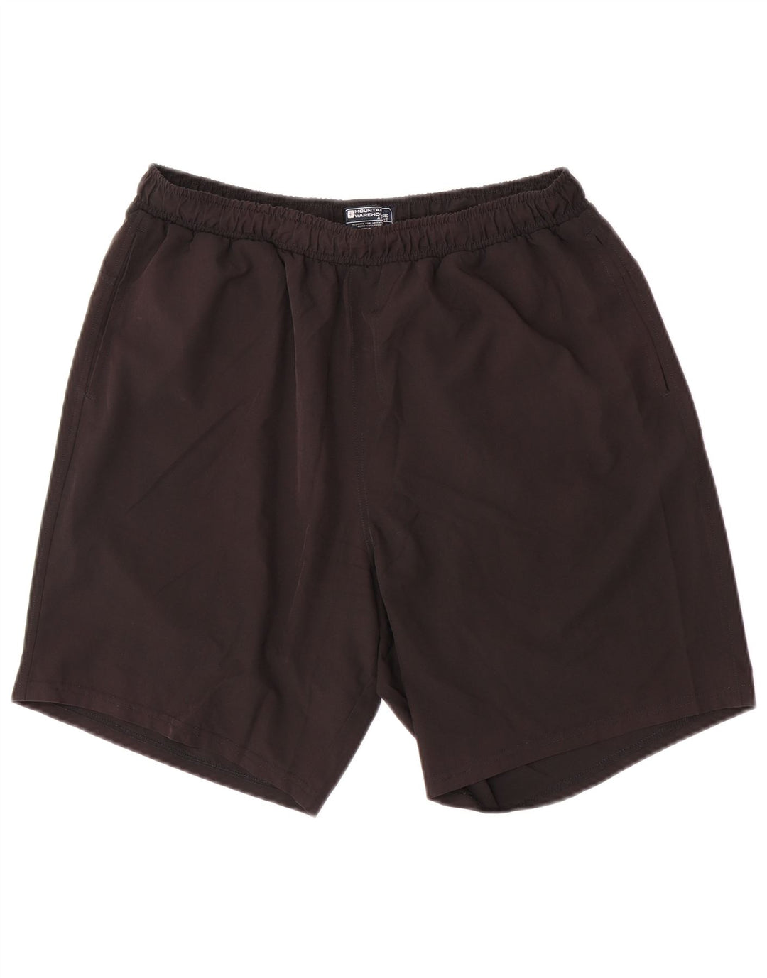 Pantalones cortos deportivos de corte regular para hombre de Mountain Warehouse Poliéster negro grande