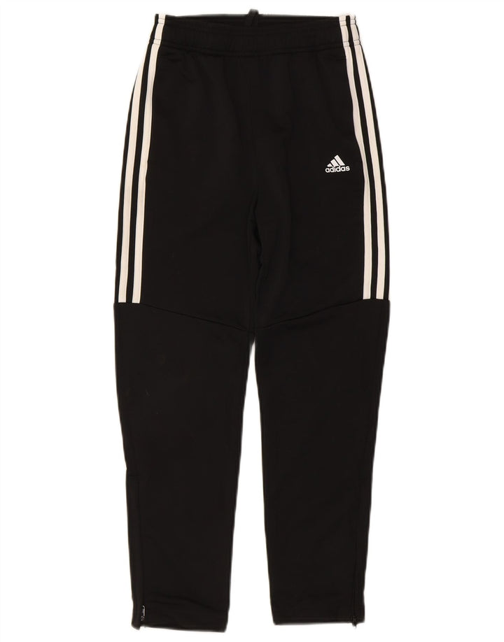 ADIDAS Boys Aeroready Tracksuit Trousers 9-10 Years  Black Polyester