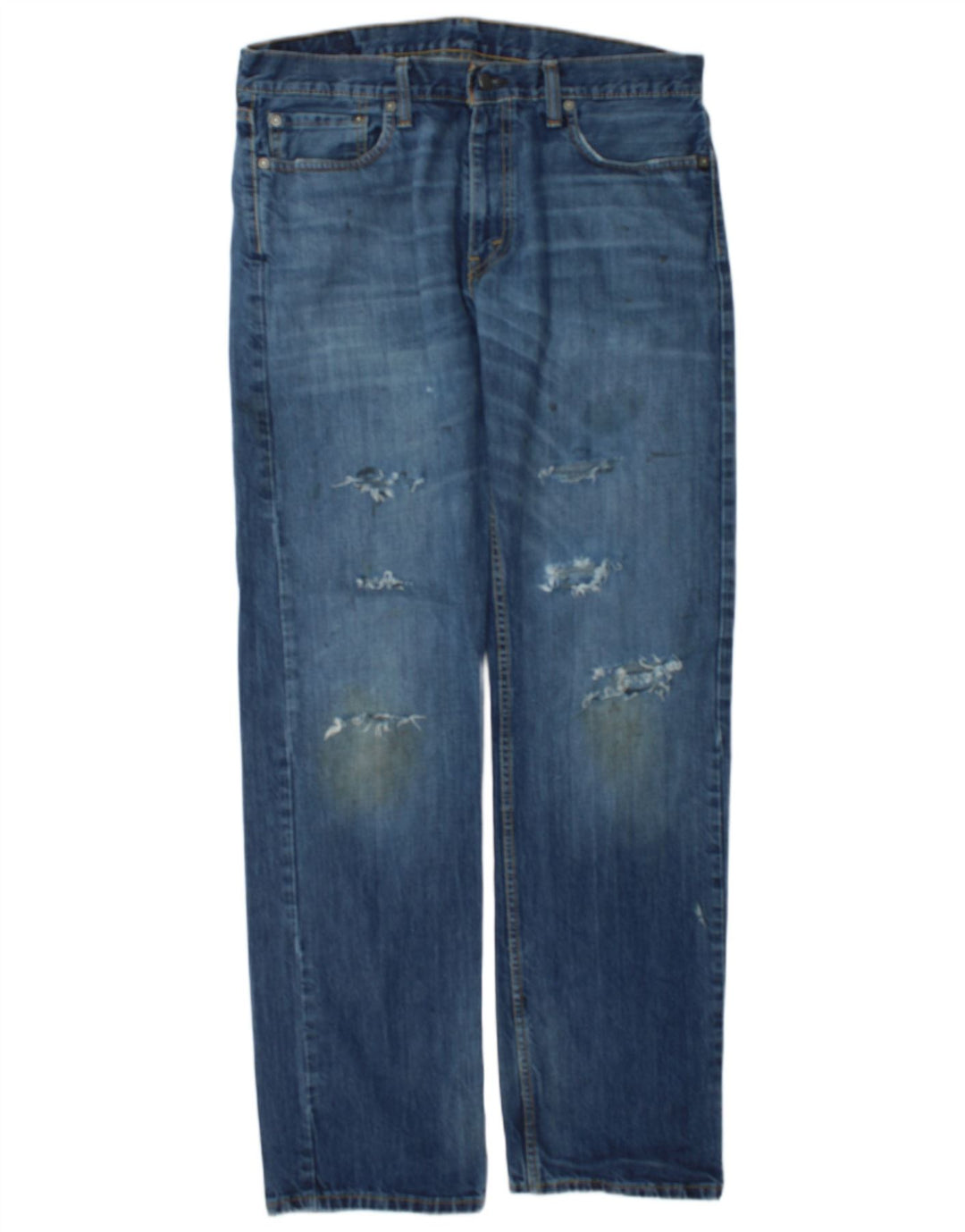 Levi's Hombre 511 Vaqueros Slim Desgastados W34 L34 Algodón Azul