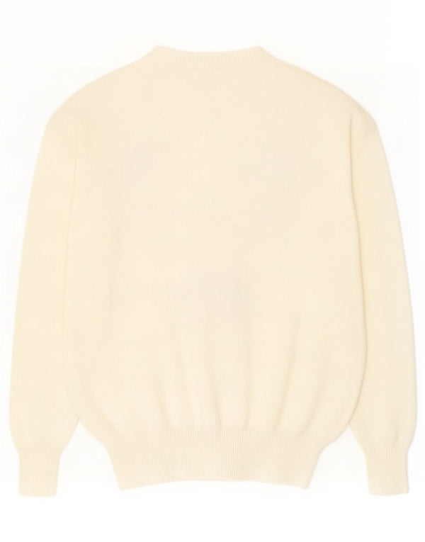 Yorn Jersey de cuello redondo para mujer EU 38 Medio Blanco Novedad
