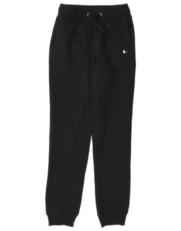 Jack Wills Pantalones de chándal para mujer Joggers UK 6 XS Algodón negro